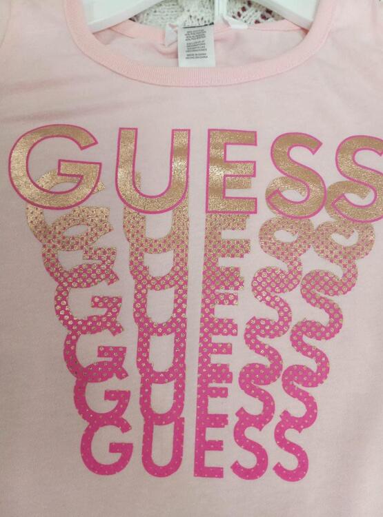 CONJUNTO DOS PIEZAS DE 116 CM DE LARGO DE ALGODÓN PARA NIÑA MARCA GUESS MULTICOLOR - 2
