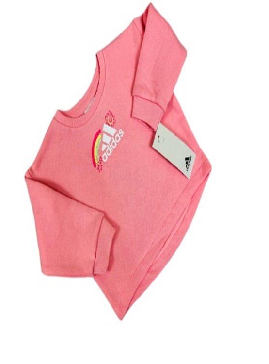 CONJUNTO 2 PIEZAS DE ALGODÓN PARA NIÑA MARCA ADIDAS COLOR ROSADO - 4
