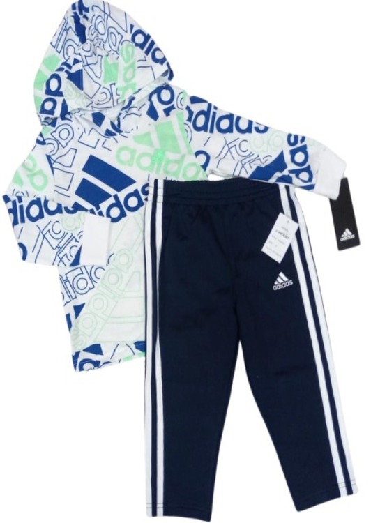 CONJUNTO DEPORTIVO 2 PIEZAS DE ALGODÓN PARA NIÑO MARCA ADIDAS MULTICOLOR - 1