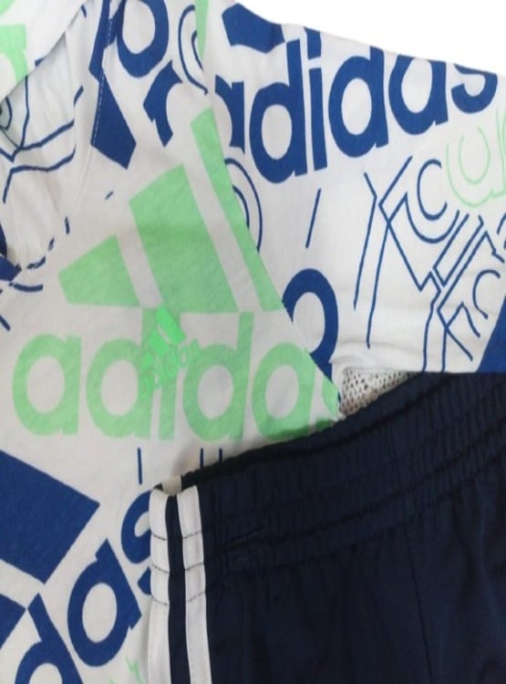 CONJUNTO DEPORTIVO 2 PIEZAS DE ALGODÓN PARA NIÑO MARCA ADIDAS MULTICOLOR - 3