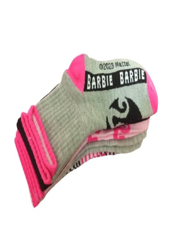 PACK DE 6 MEDIAS DE ALGODÓN PARA NIÑA MARCA BARBIE - 3