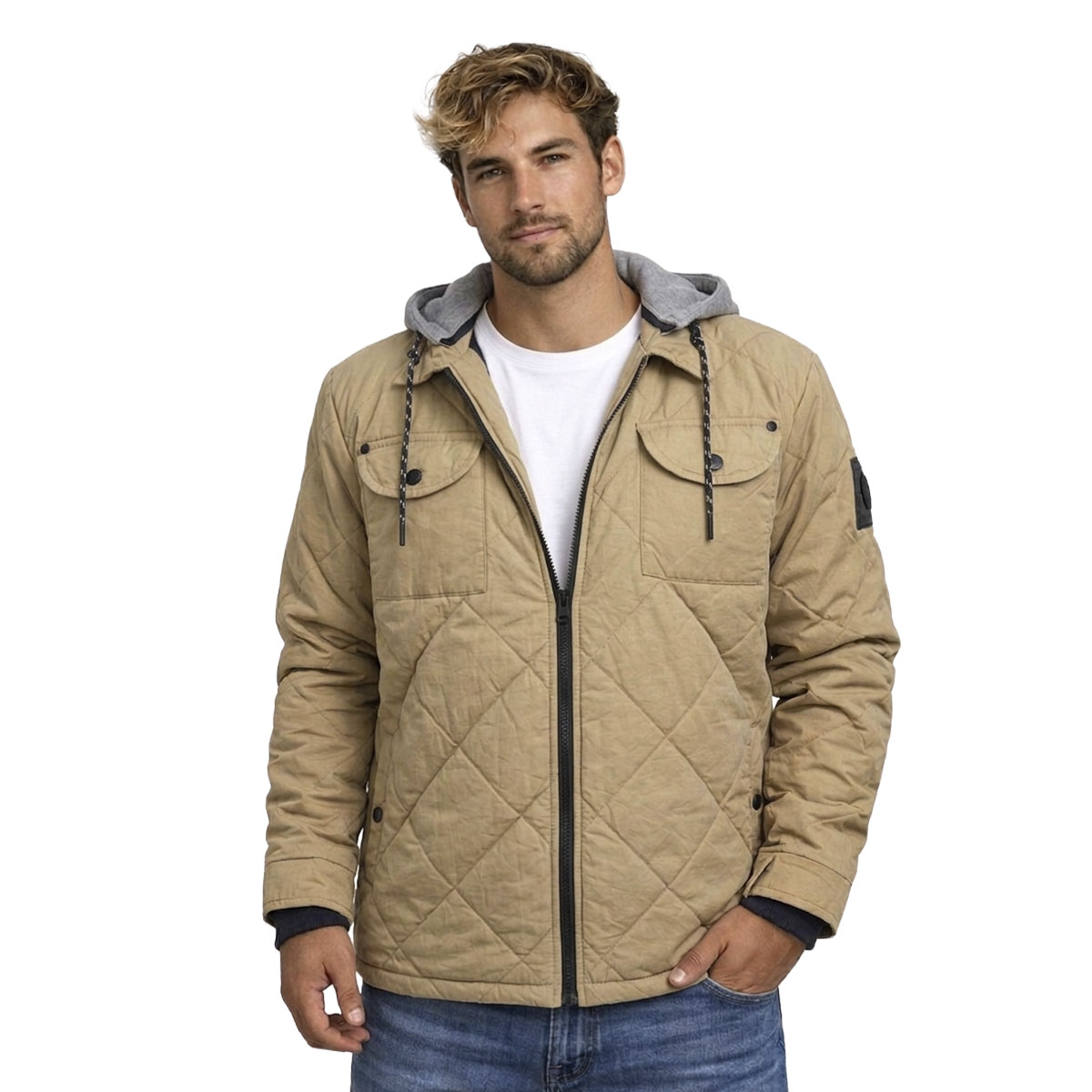 CASACA HOMBRE RIFF RAFF STORMS KHAKI - 1