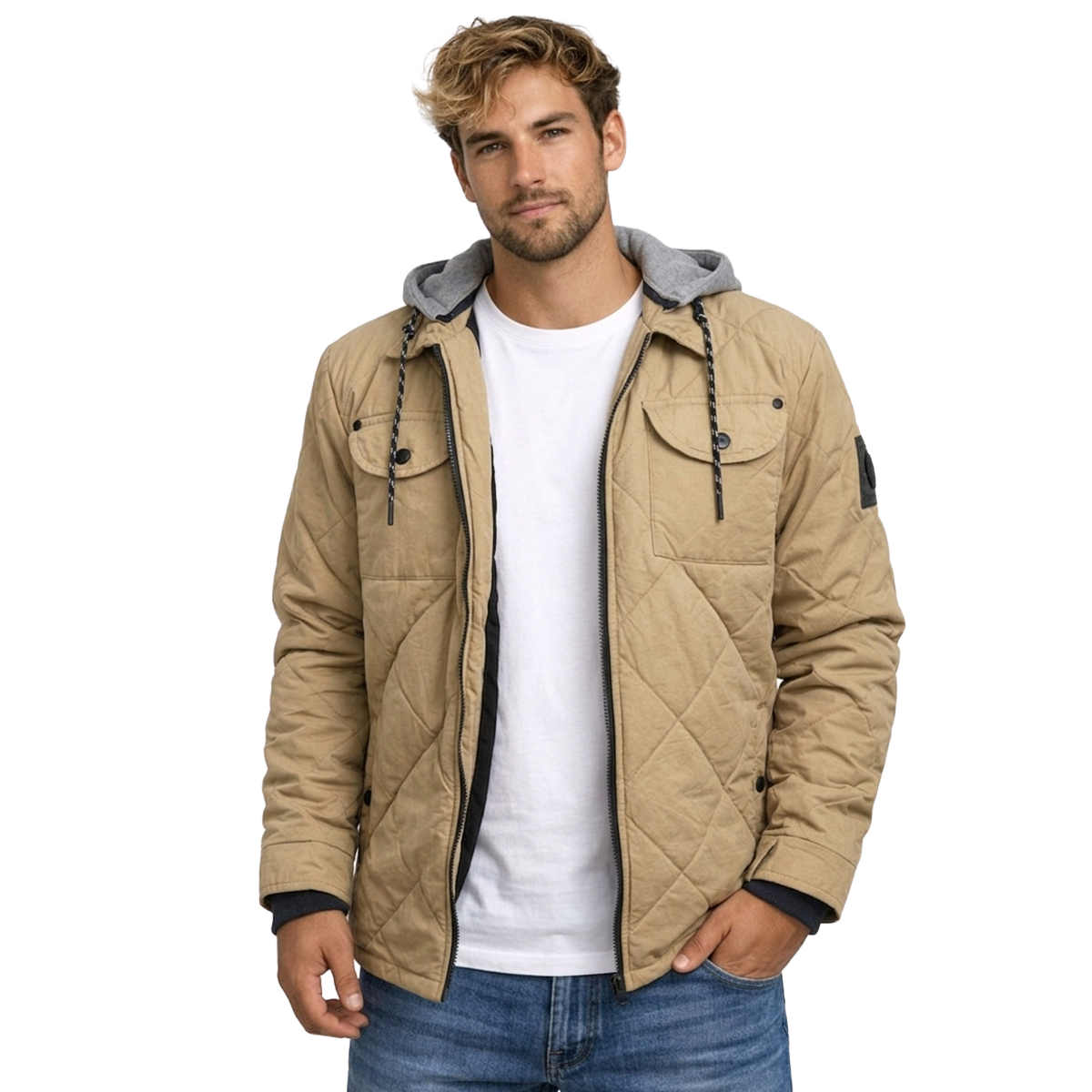 CASACA HOMBRE RIFF RAFF STORMS KHAKI - 2