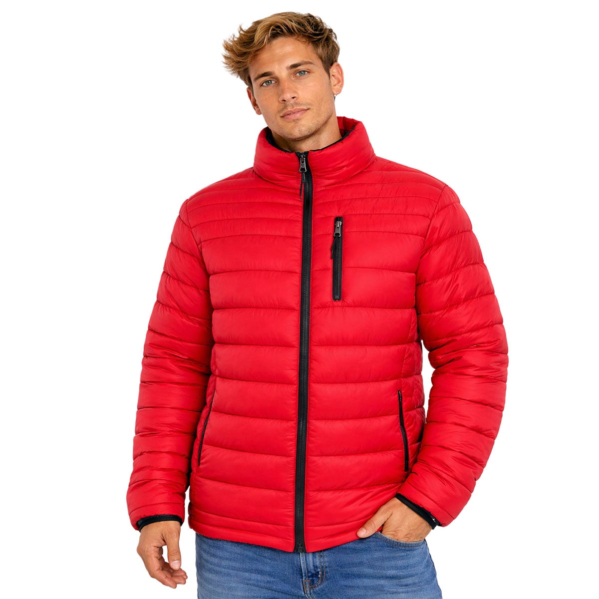 CASACA HOMBRE RIFF RAFF MONTTS ROJO - 1