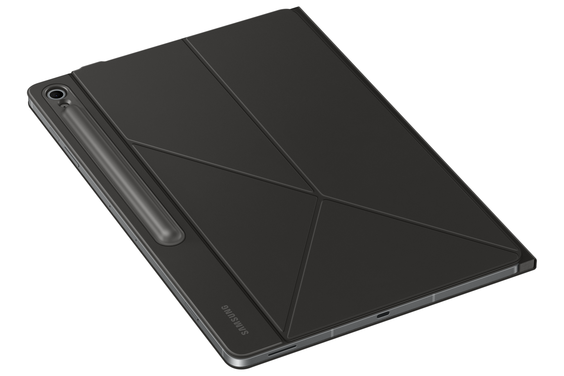 CASE SAMSUNG GALAXY TAB S10 FE+ SMART BOOK COVER BLACK EF-BX620PBEGWW - 2