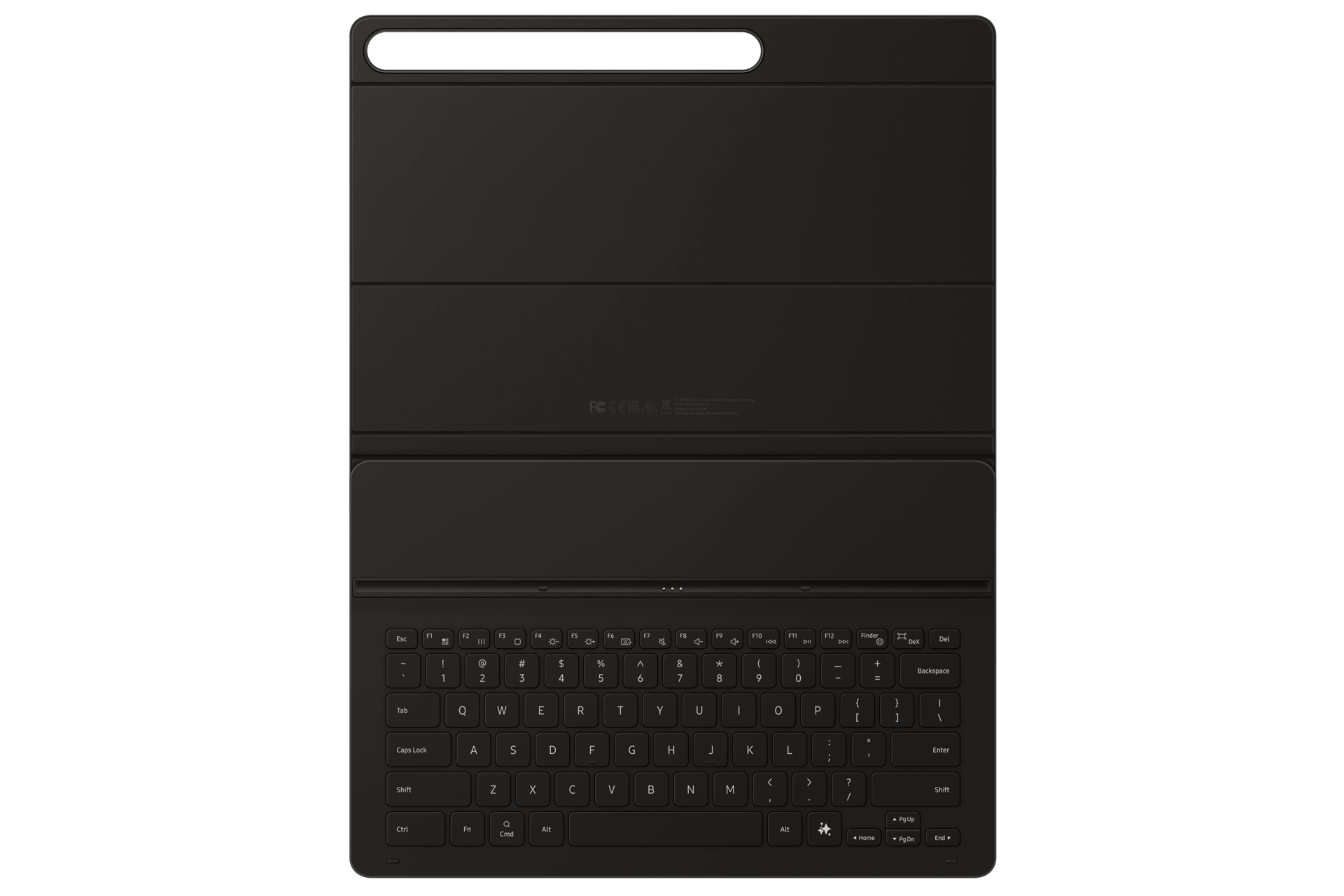 CASE SAMSUNG FONDA GALAXY TAB S10 FE+ BOOK KEYBOARD SLIM BLACK EF-DX620UBEGWW - 6