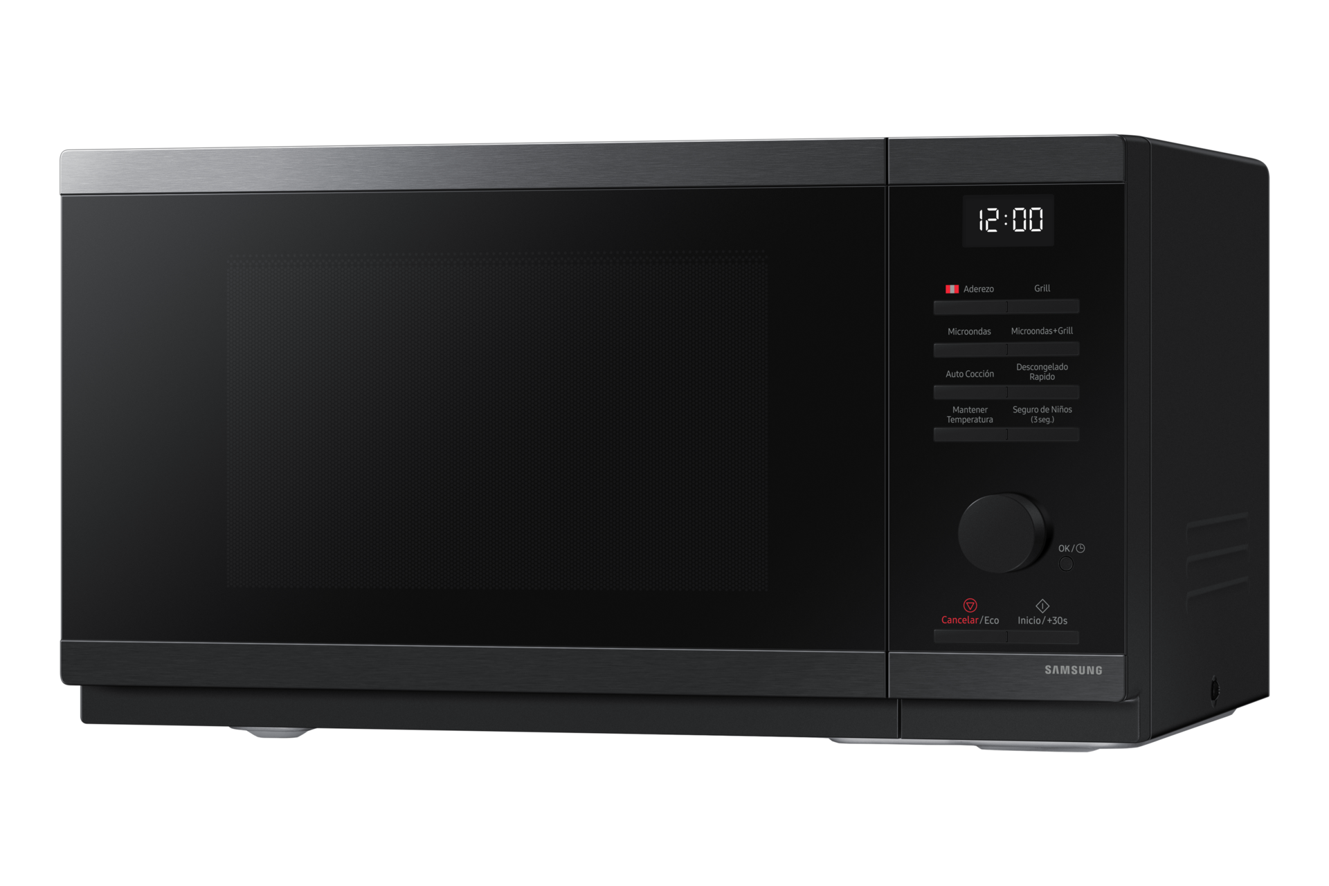 MICROONDAS SAMSUNG 23L DORADOR INOX BLACK MG23DG4524AGPE - 6