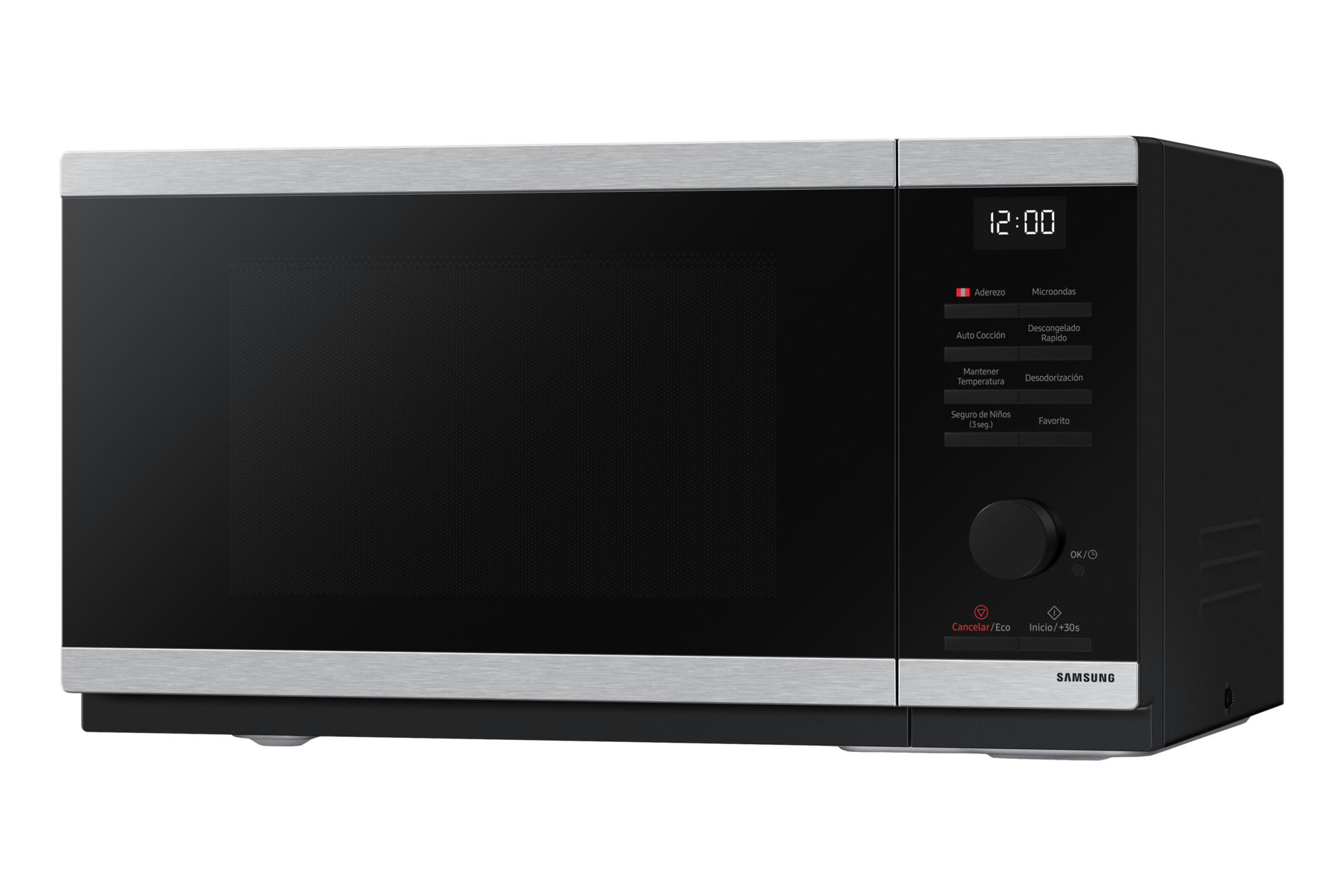 MICROONDAS SAMSUNG 23L SIN DORADOR, 23LTS, INOX MS23DG4504ATPE - 3