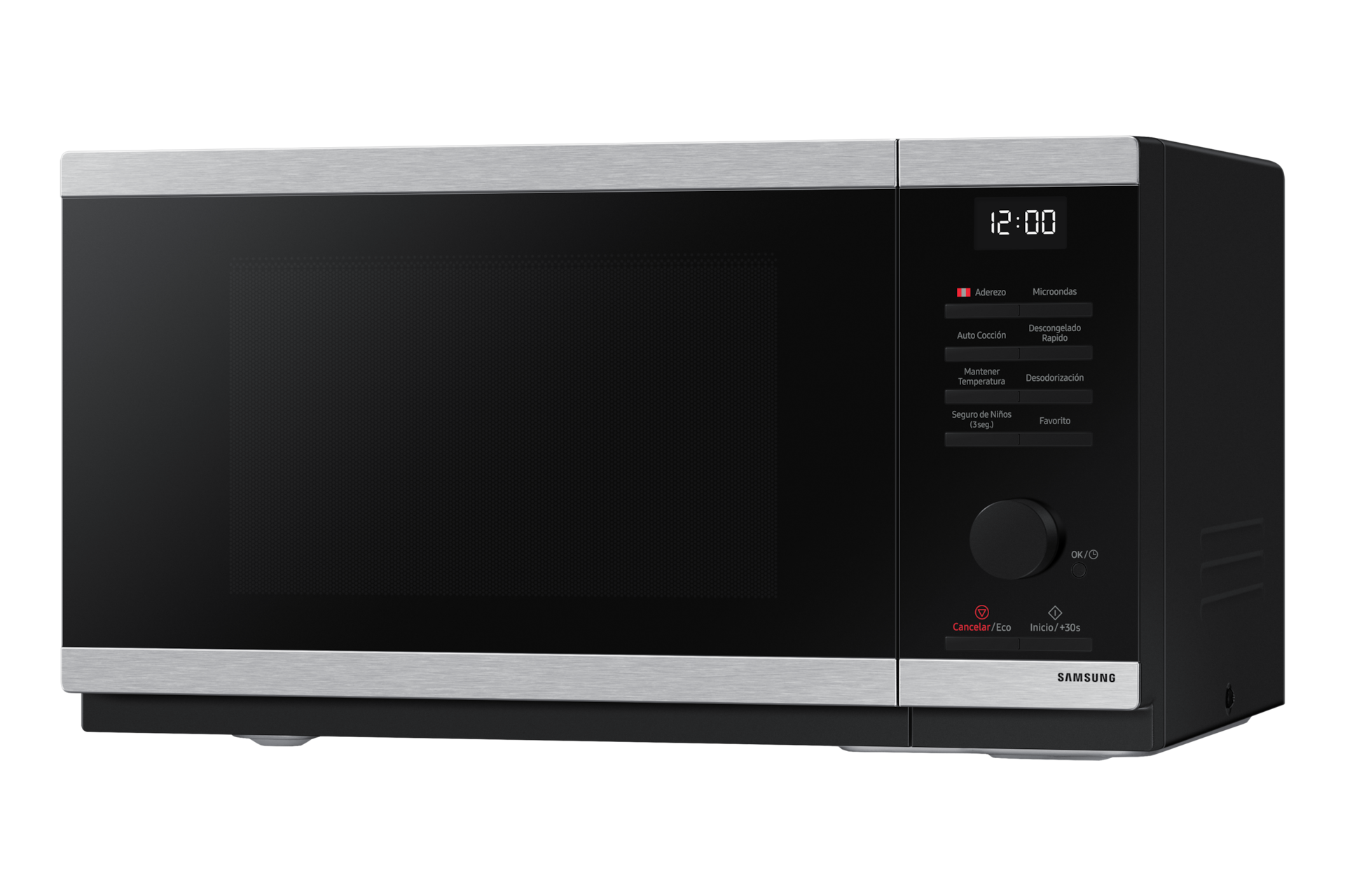 MICROONDAS SAMSUNG 23L SIN DORADOR, 23LTS, INOX MS23DG4504ATPE - 6