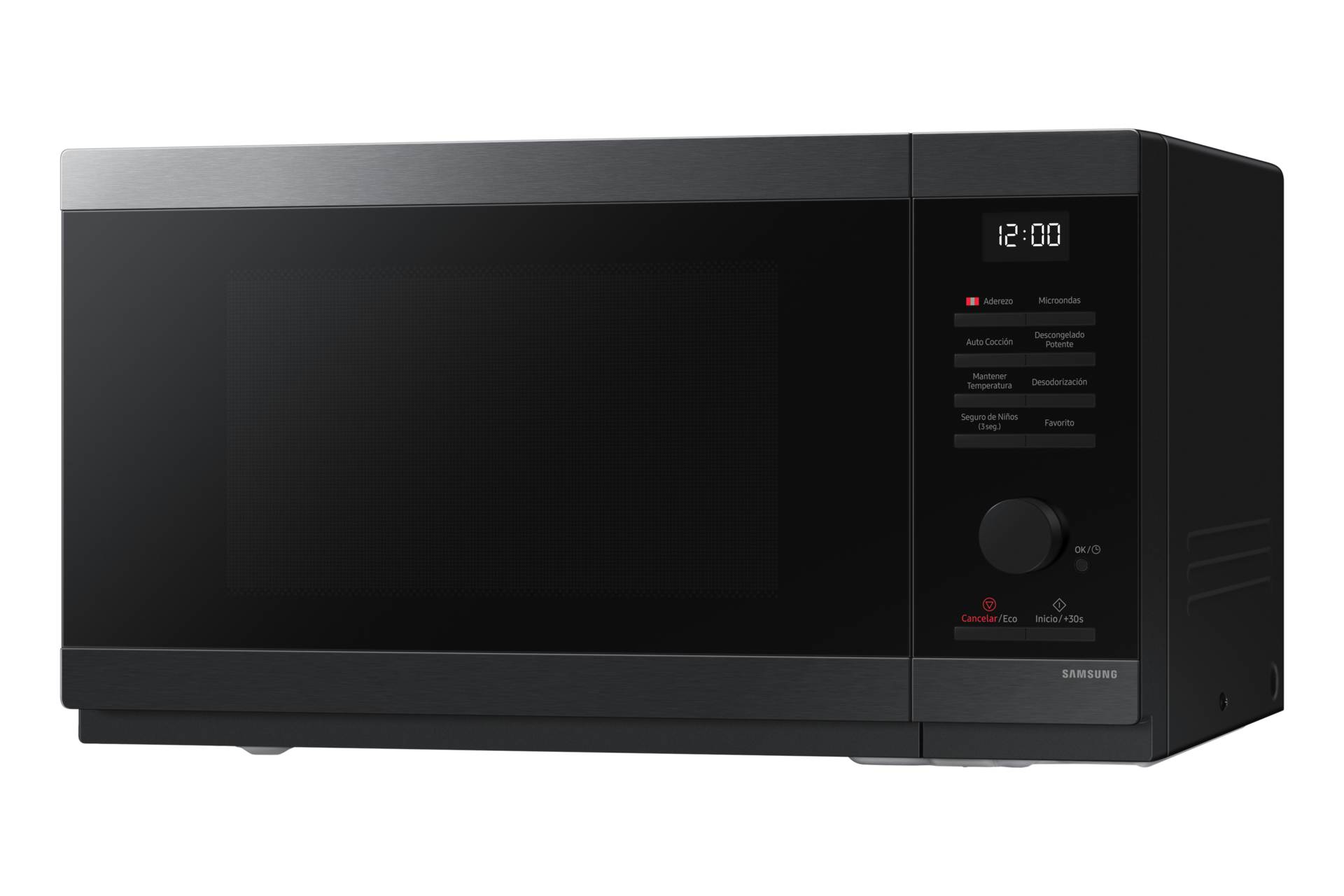 MICROONDAS SAMSUNG 32L SIN DORADOR INOX BLACK MS32DG4504AGPE - 3