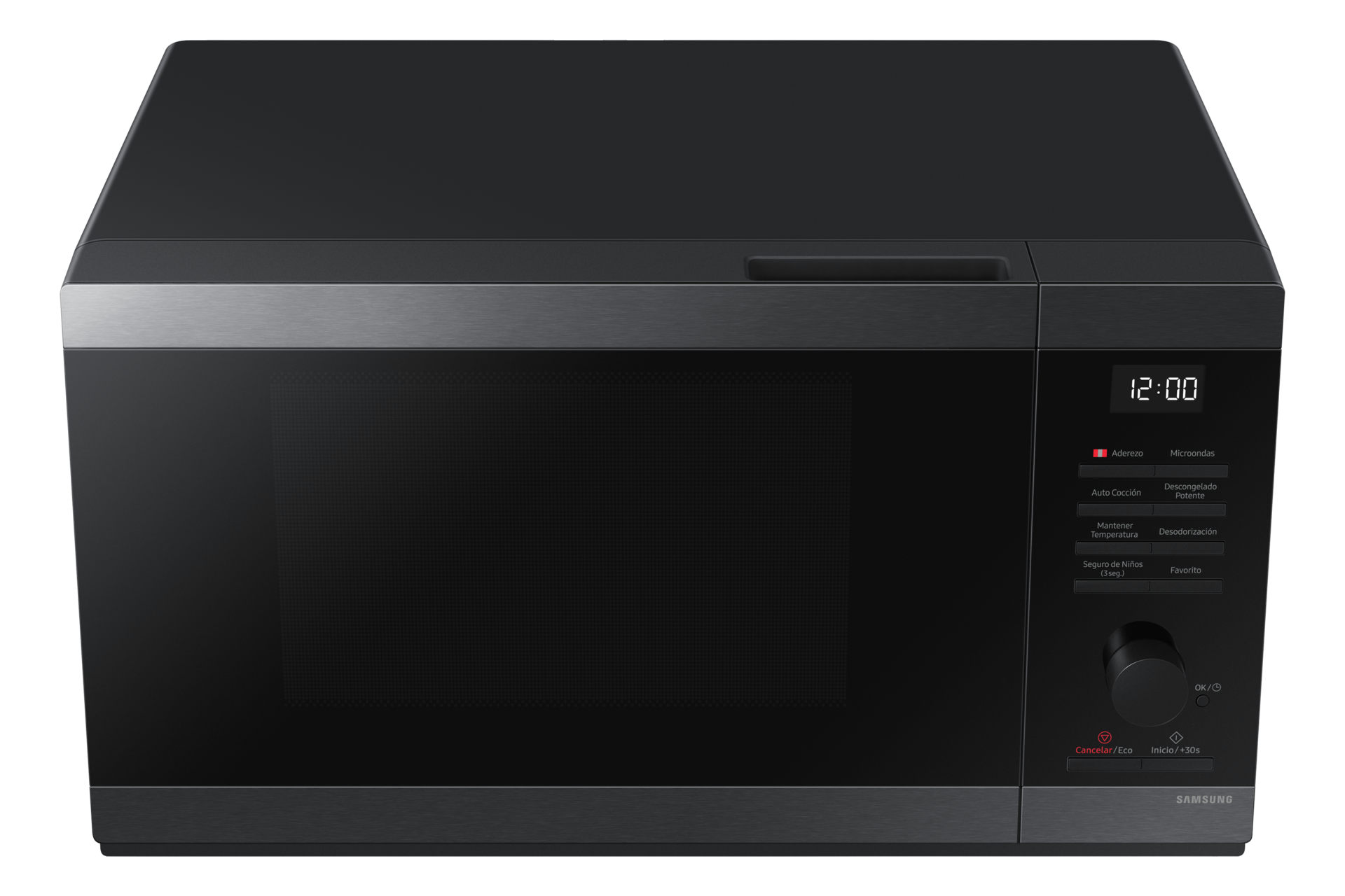 MICROONDAS SAMSUNG 32L SIN DORADOR INOX BLACK MS32DG4504AGPE - 5