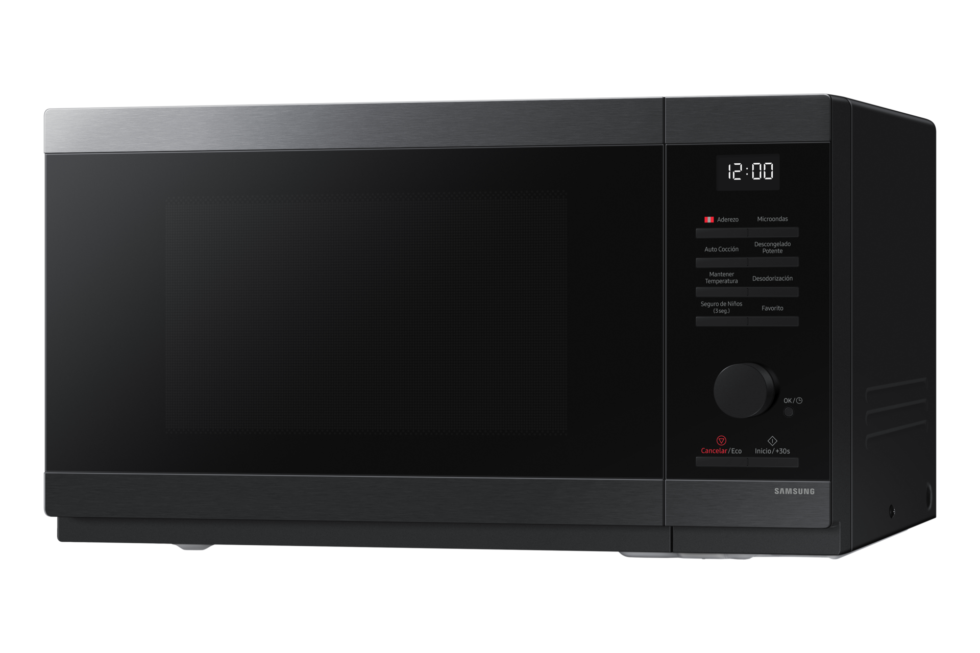 MICROONDAS SAMSUNG 32L SIN DORADOR INOX BLACK MS32DG4504AGPE - 6