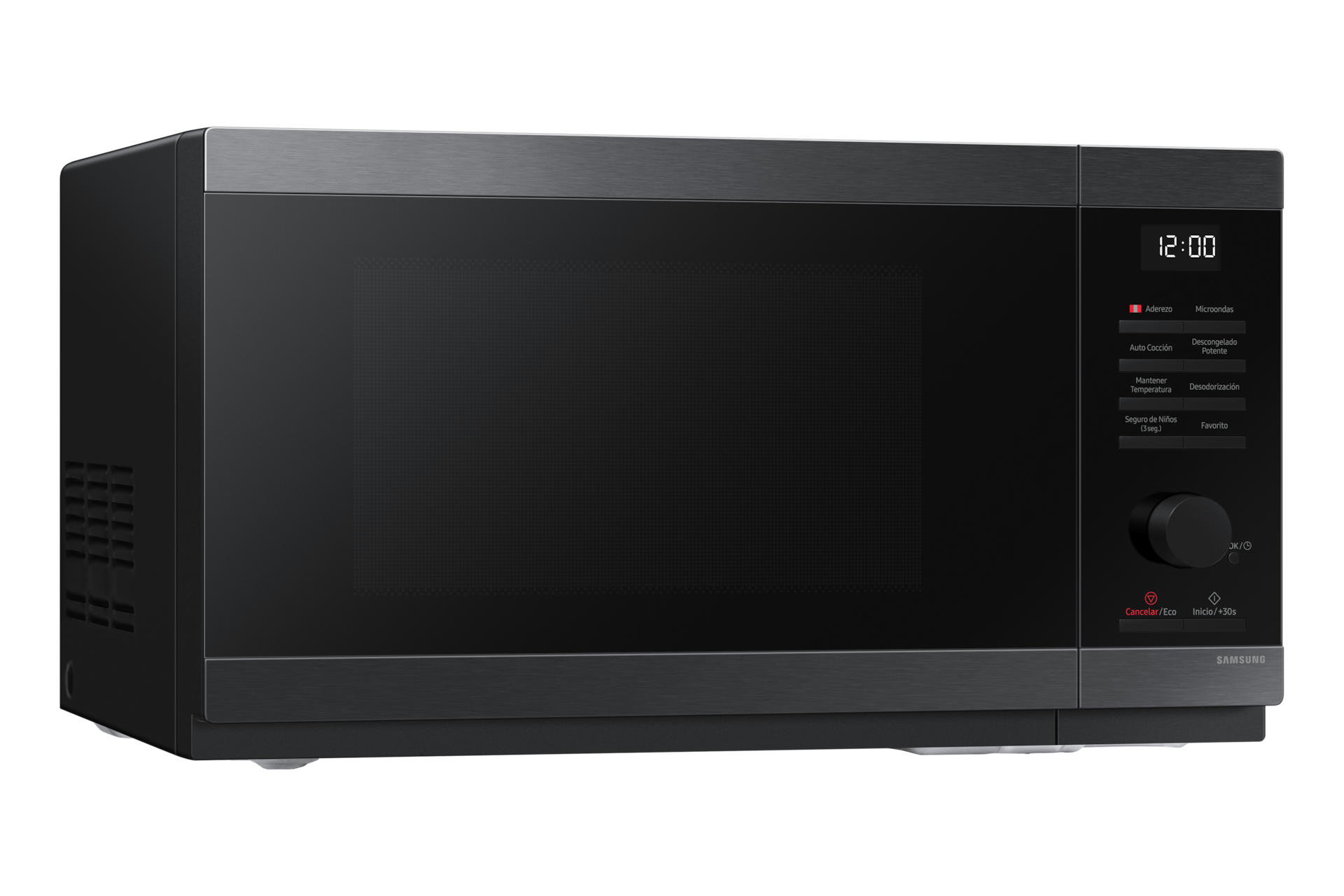 MICROONDAS SAMSUNG 32L SIN DORADOR INOX BLACK MS32DG4504AGPE - 7