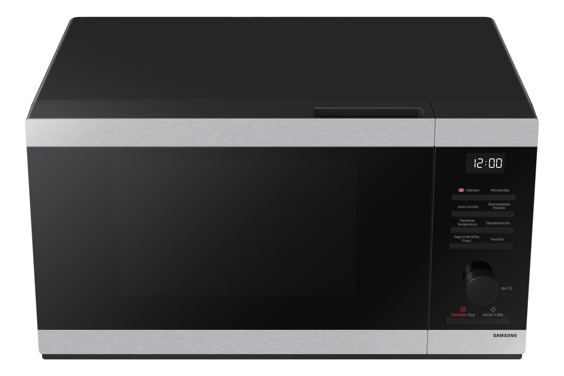 MICROONDAS SAMSUNG 32L SIN DORADOR INOX MS32DG4504ATPE - 8