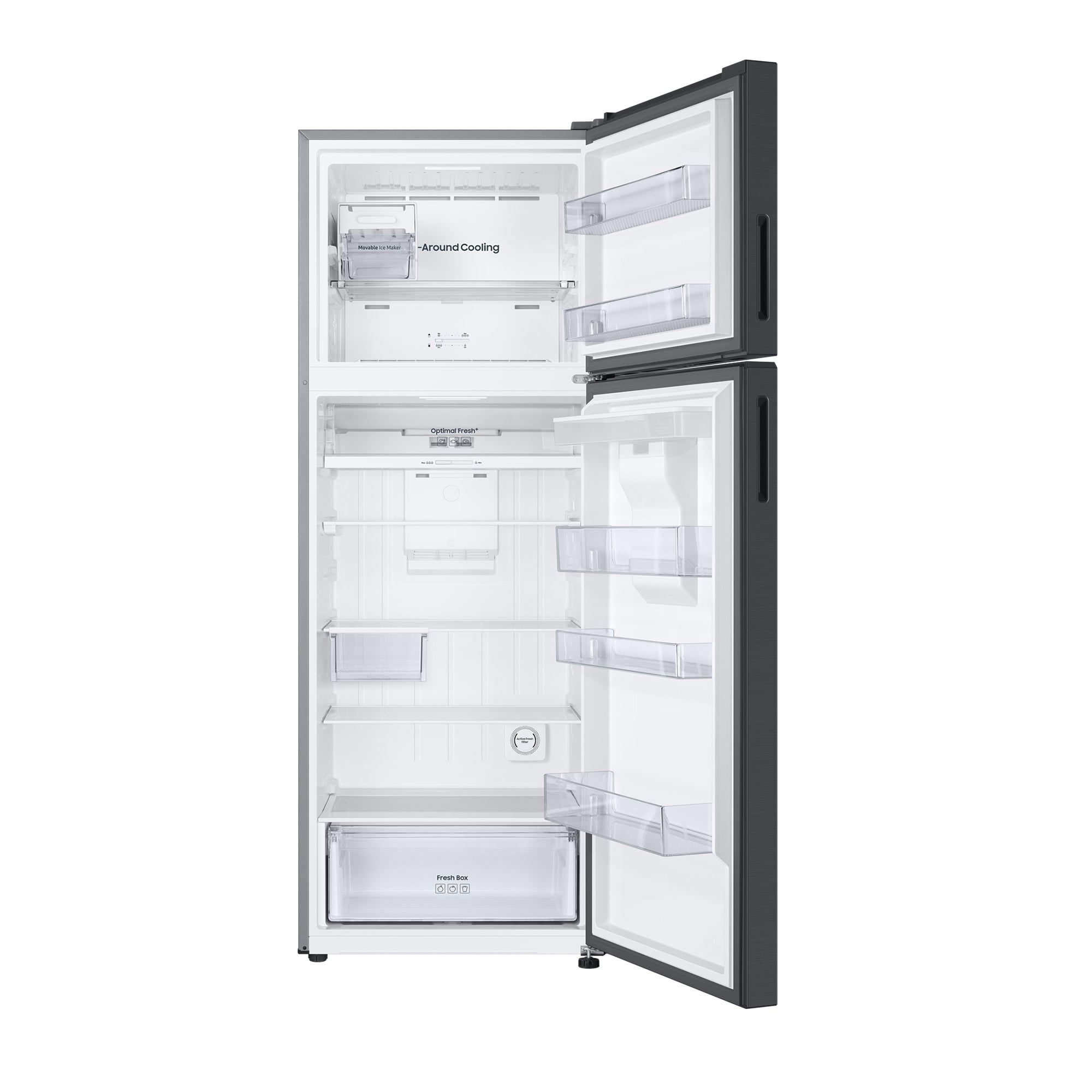 REFRIGERADORA SAMSUNG TOP MOUNT FREEZER 517L BLACK C/DISP RT53DG6750B1PE - 2