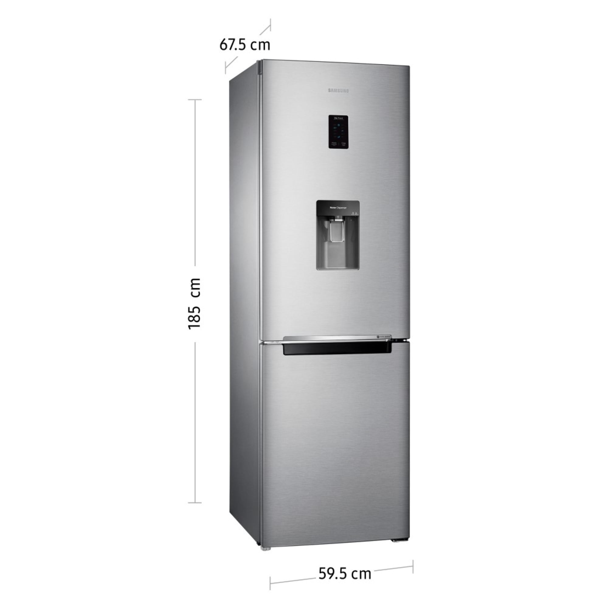 REFRIGERADORA SAMSUNG BOTTOM FREEZER 321L SILVER RB33J3830SA/PE - 3