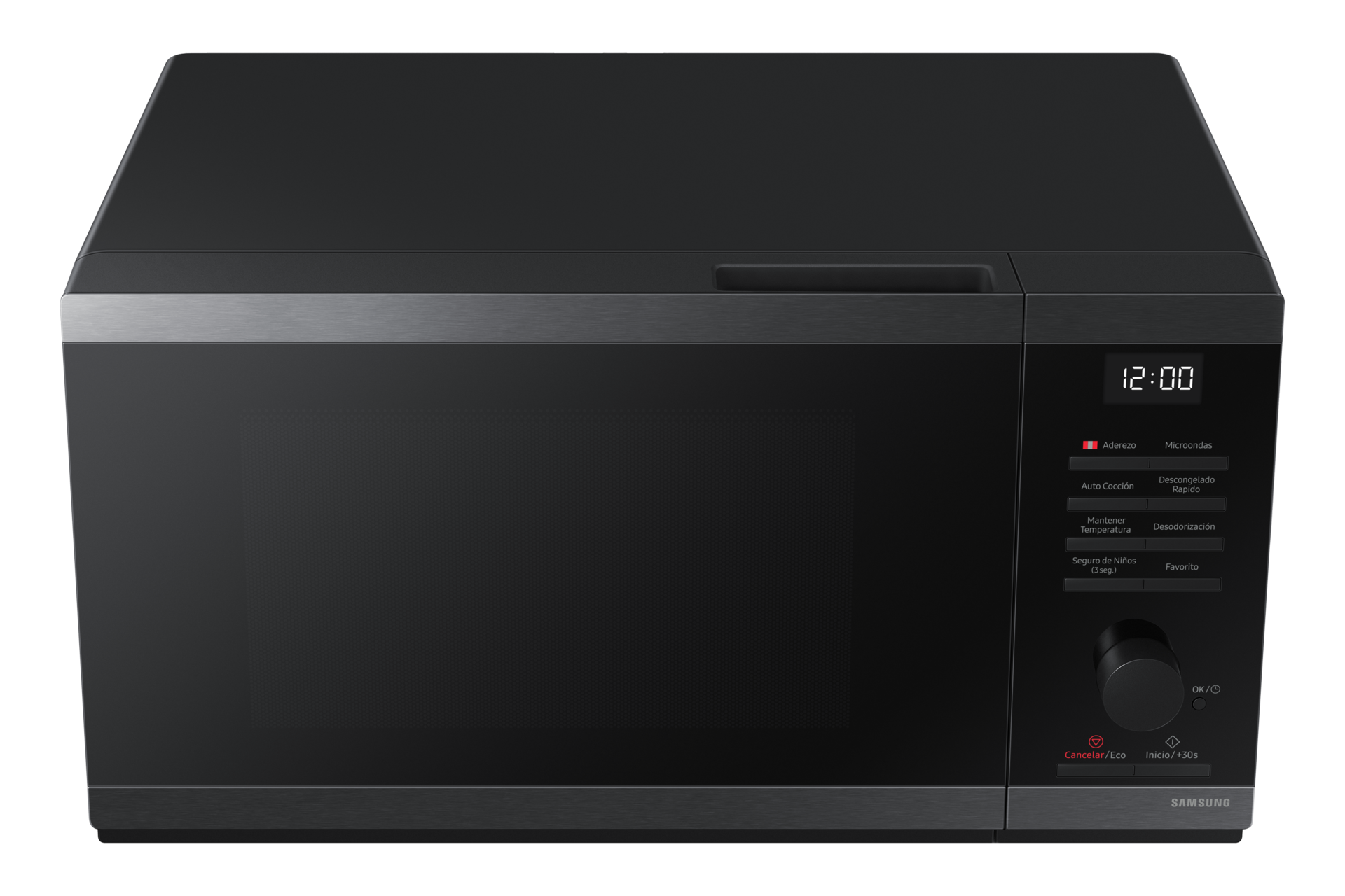 MICROONDAS SAMSUNG 23L SIN DORADOR INOX BLACK MS23DG4504AGPE - 8