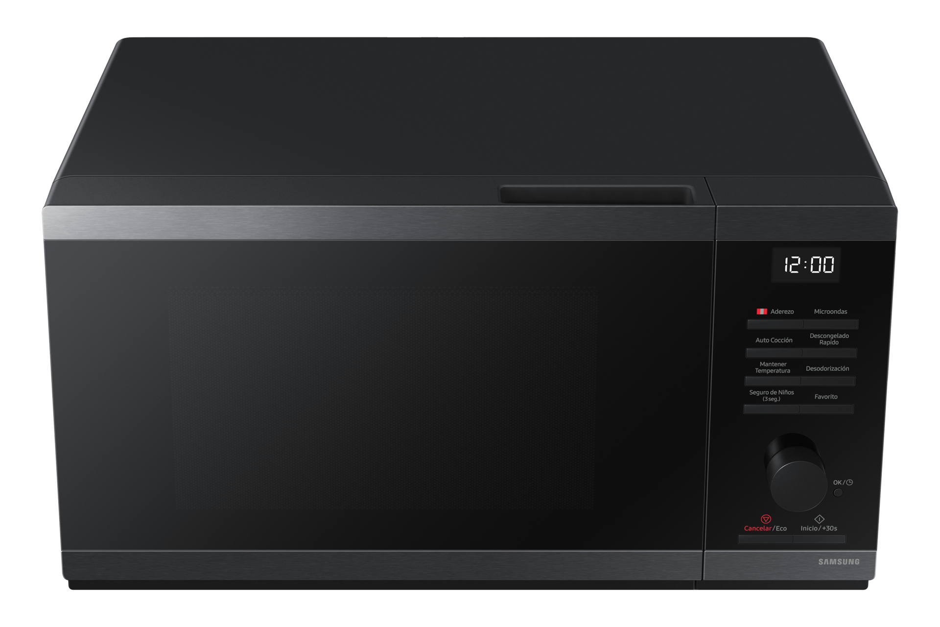 MICROONDAS SAMSUNG 23L SIN DORADOR INOX BLACK MS23DG4504AGPE - 5