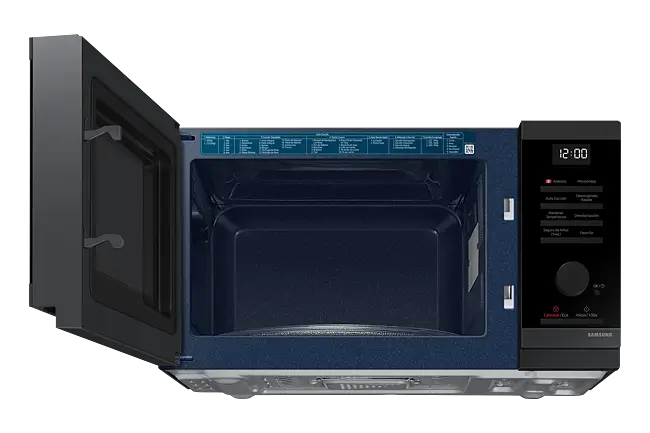 MICROONDAS SAMSUNG 23L SIN DORADOR INOX BLACK MS23DG4504AGPE - 6