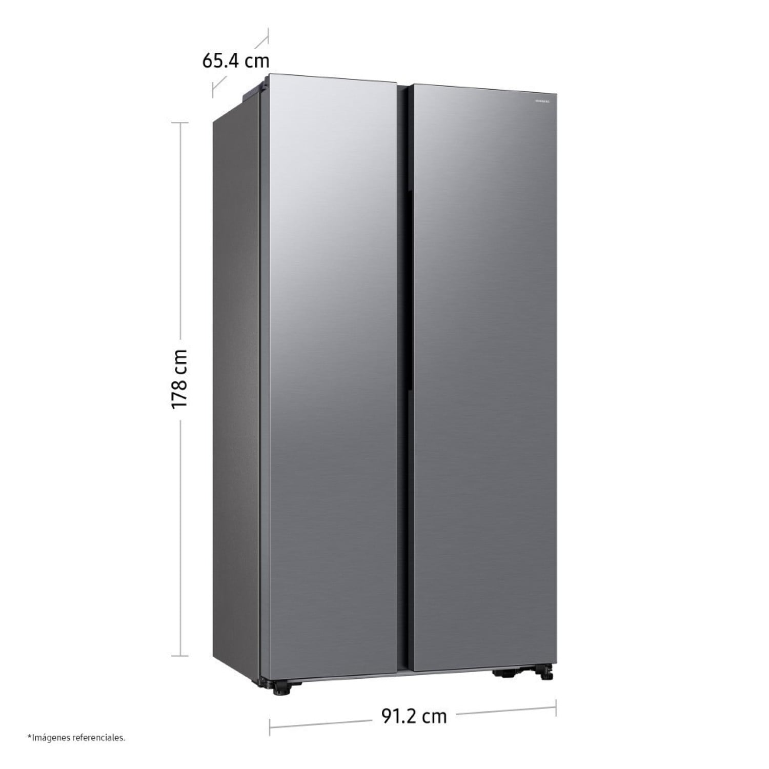 REFRIGERADORA SAMSUNG SIDE BY SIDE 564L SILVER RS57DG4000M9PE - 3