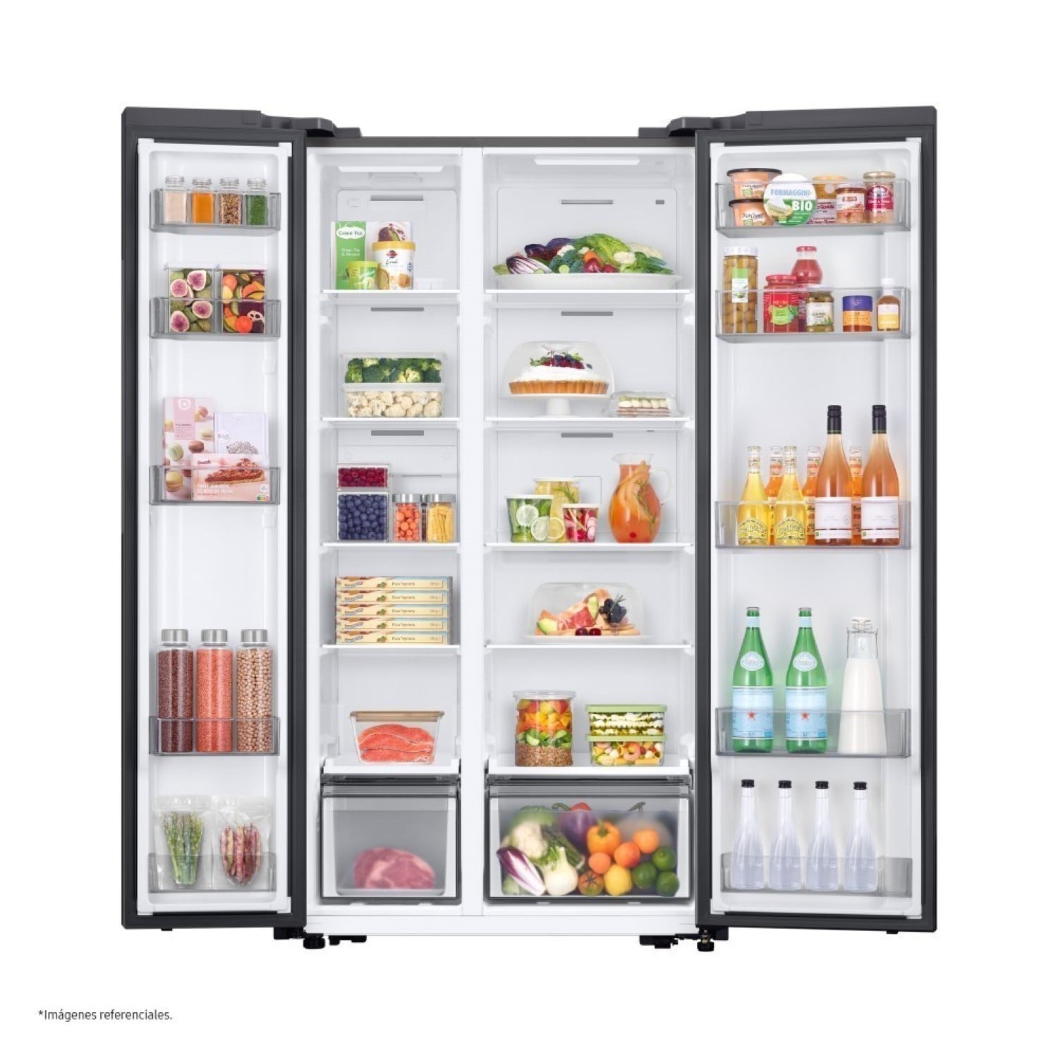 REFRIGERADORA SAMSUNG SIDE BY SIDE 564L SILVER RS57DG4000M9PE - 4