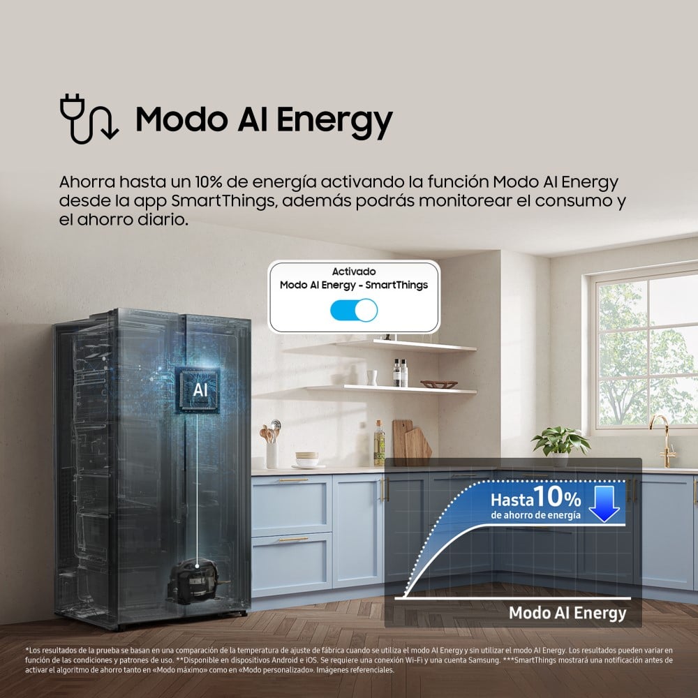 REFRIGERADORA SAMSUNG SIDE BY SIDE 560L BLACK RS57DG4100B4PE - 7