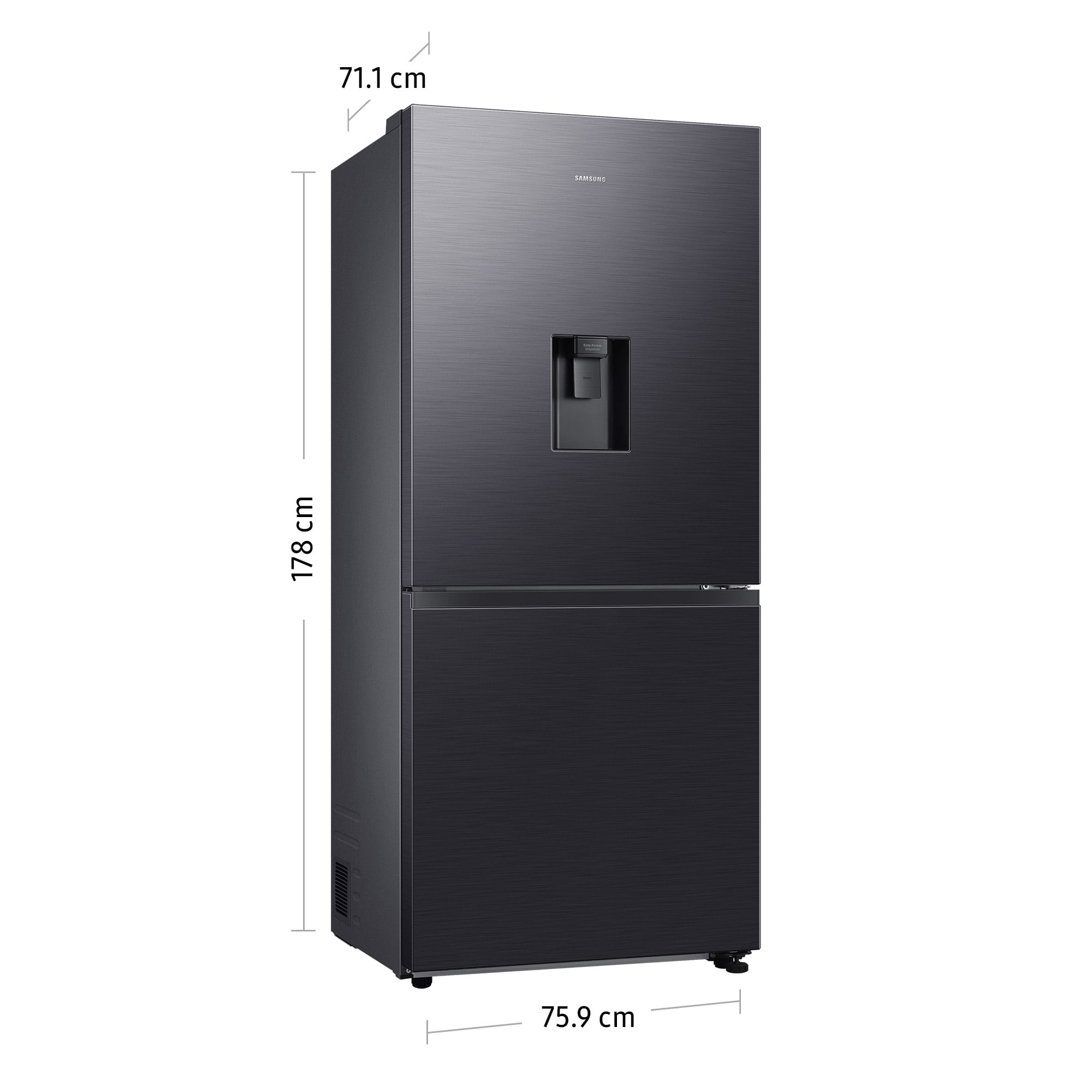REFRIGERADORA SAMSUNG BOTTOM FREEZER 409L BLACK C/DISP. RB45DG6300B1PE - 2