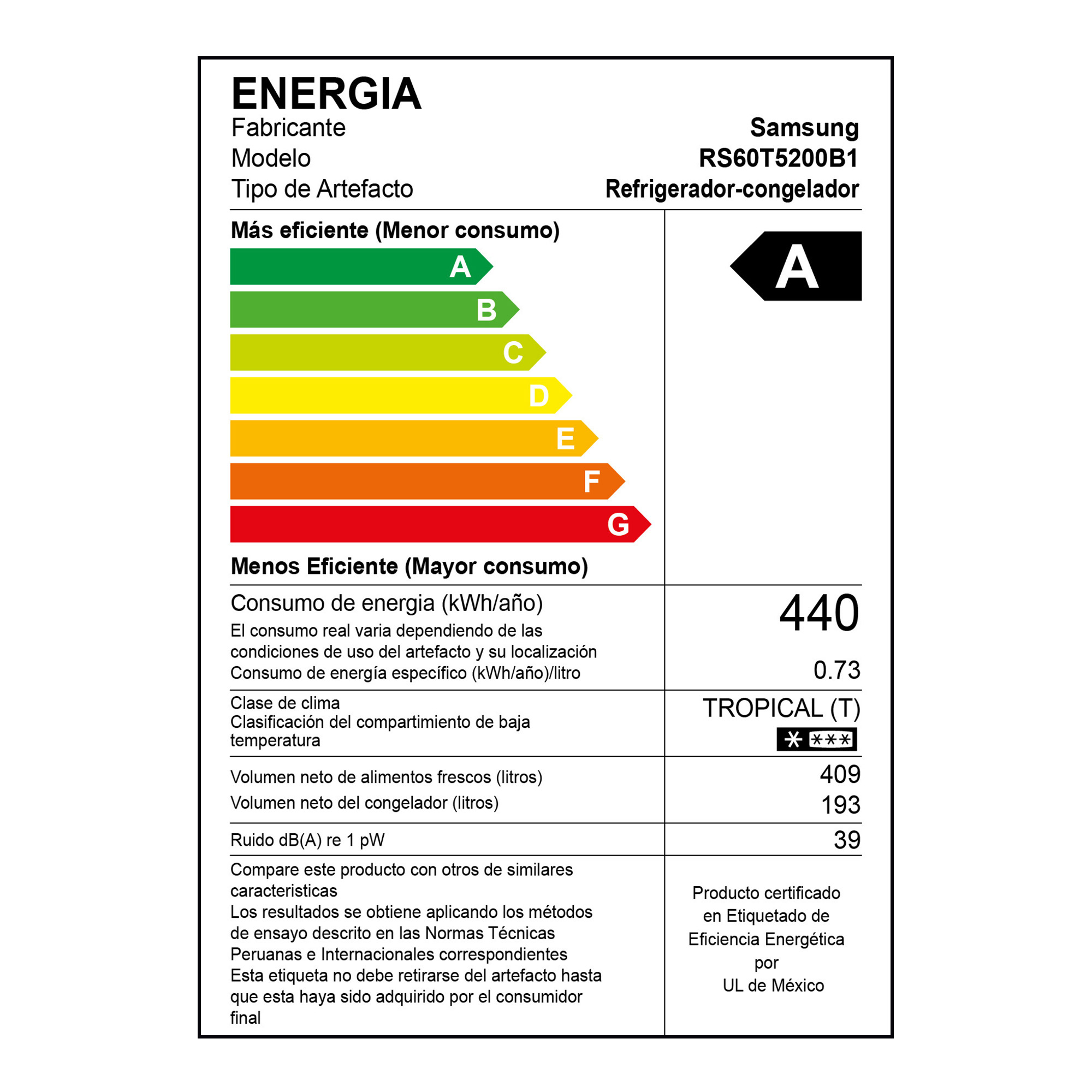 REFRIGERADORA SAMSUNG BLACK SIDE BY SIDE SPACE MAX 602 L RS60T5200B1/PE - 10