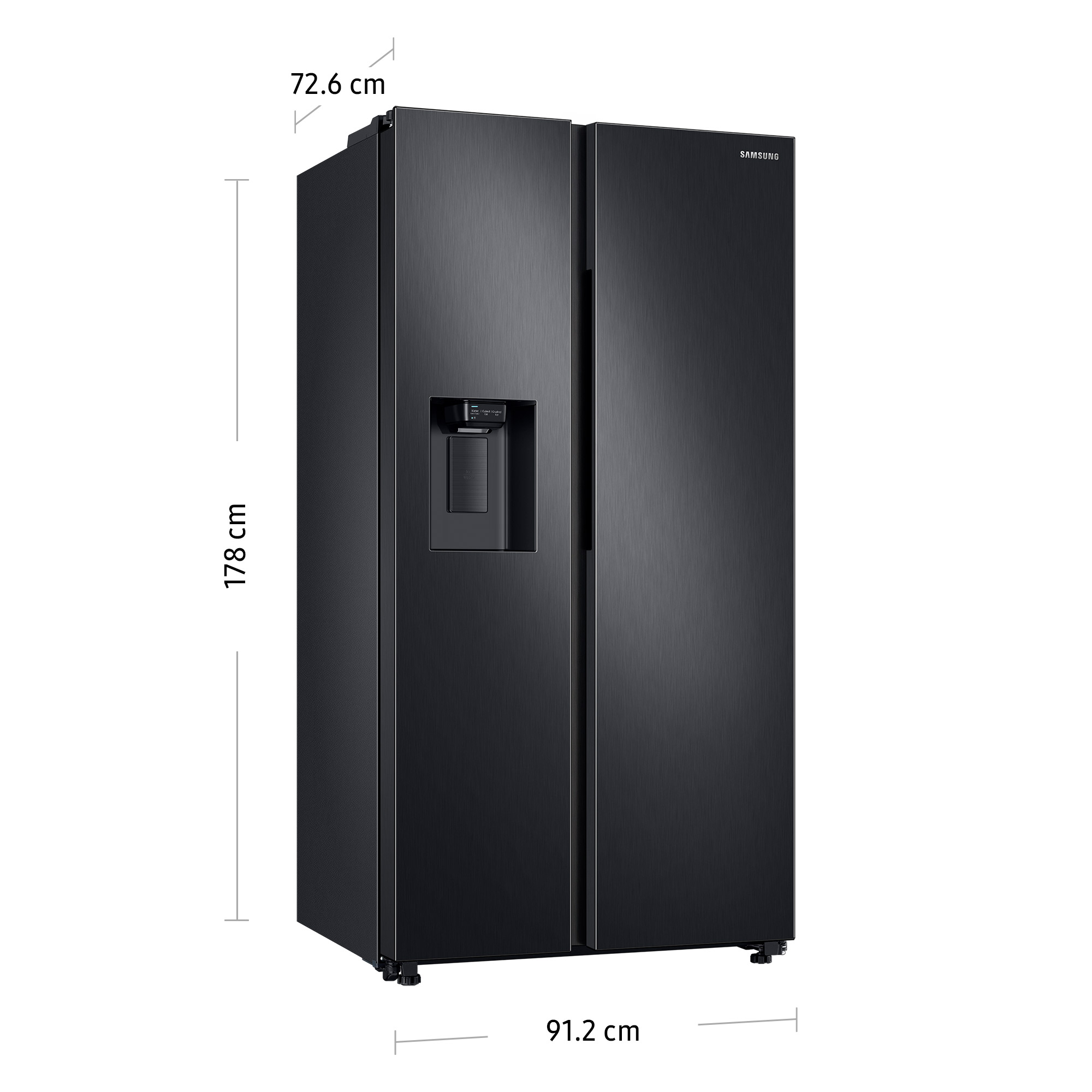 REFRIGERADORA SAMSUNG BLACK SIDE BY SIDE SPACE MAX 602 L RS60T5200B1/PE - 3