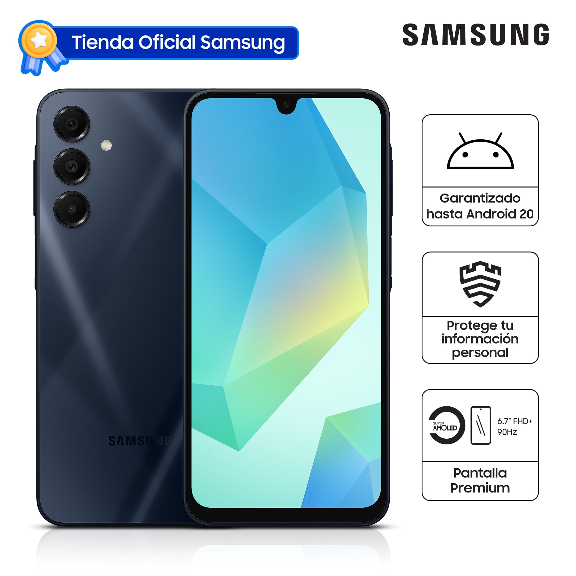 CELULAR SAMSUNG GALAXY A16 BLACK 128 GB SM-A165MZKALTP - 1
