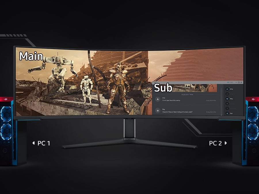 MONITOR SAMSUNG 57' GAMING ODYSSEY NEO G9 UHD WHITE LS57CG950NNXZA - 10