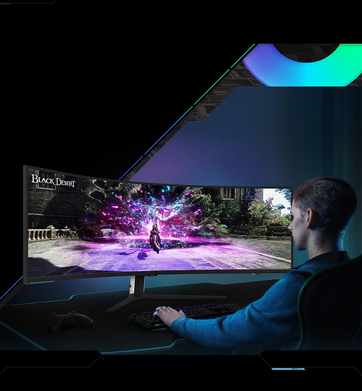 MONITOR SAMSUNG 57' GAMING ODYSSEY NEO G9 UHD WHITE LS57CG950NNXZA - 8