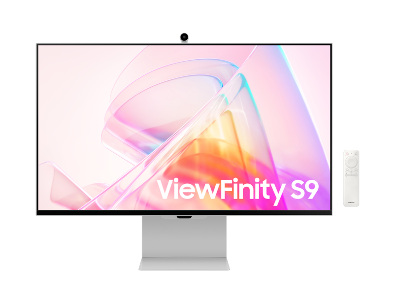 MONITOR SAMSUNG 27' VIEWFINITY S9 5K LIGHT GRAY LS27C900PANXZA - 1