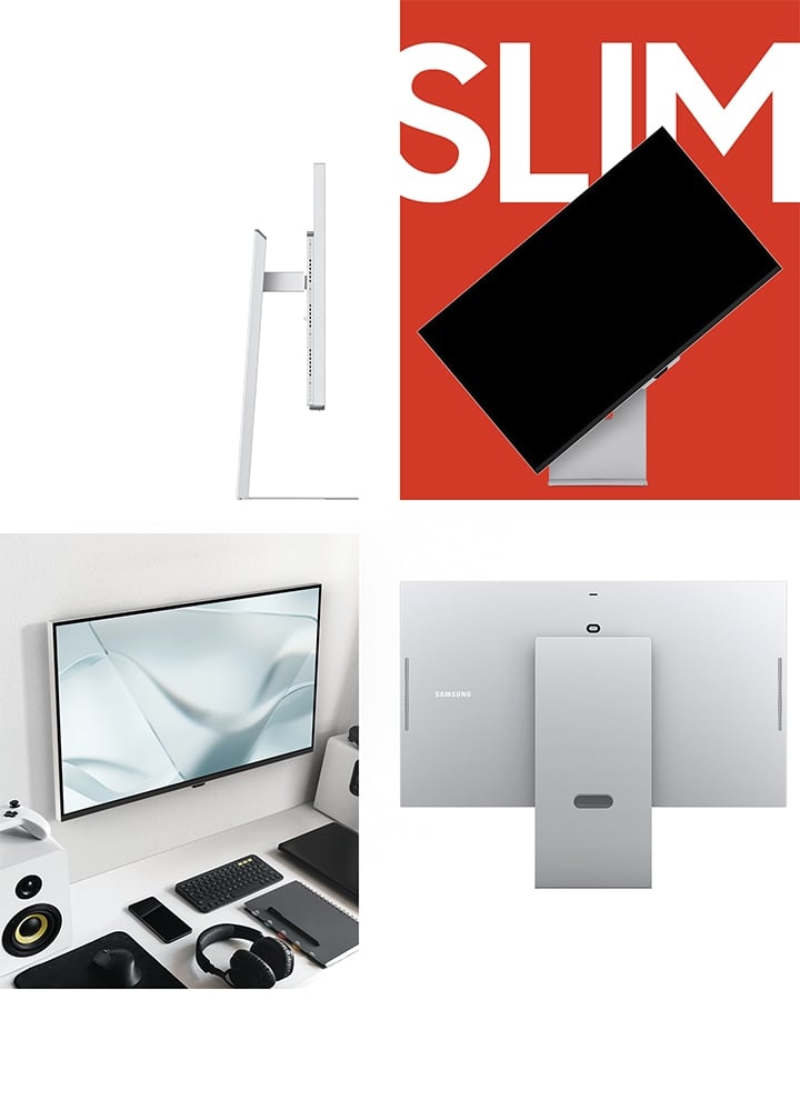 MONITOR SAMSUNG 27' VIEWFINITY S9 5K LIGHT GRAY LS27C900PANXZA - 10
