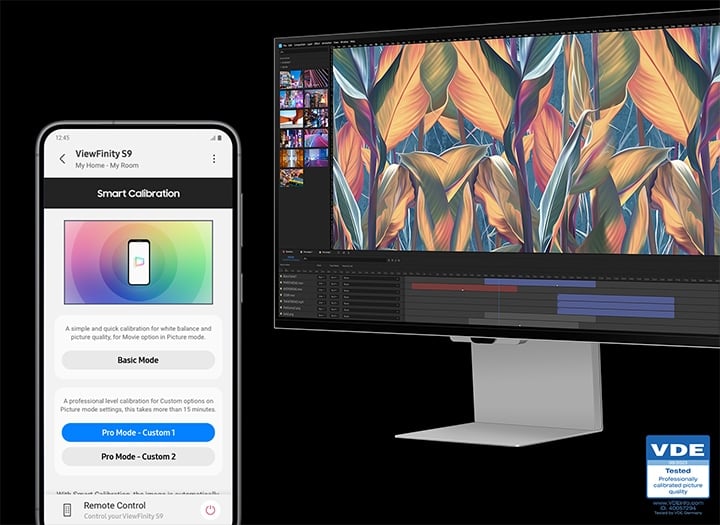 MONITOR SAMSUNG 27' VIEWFINITY S9 5K LIGHT GRAY LS27C900PANXZA - 8