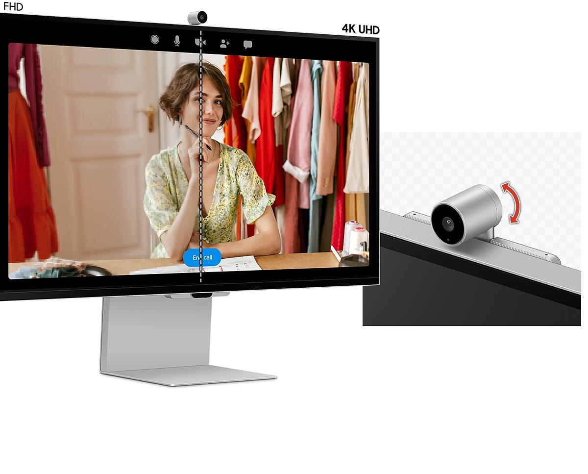MONITOR SAMSUNG 27' VIEWFINITY S9 5K LIGHT GRAY LS27C900PANXZA - 9