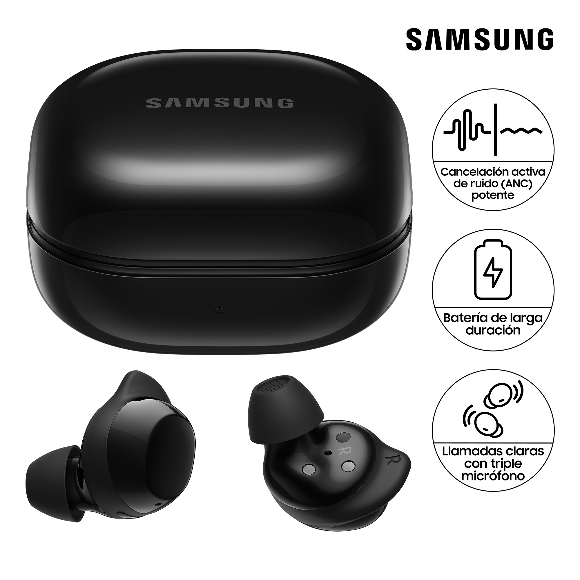 AUDIFONO SAMSUNG GALAXY BUDS CORE BLACK SM-R410NZKALTA - 10