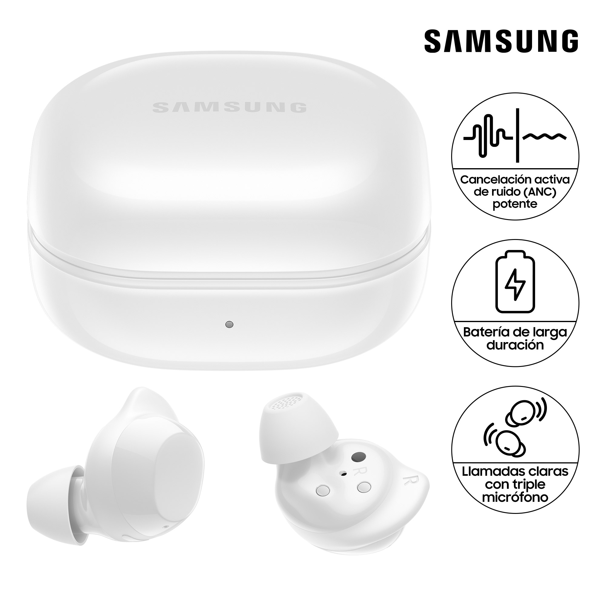 AUDIFONO SAMSUNG GALAXY BUDS CORE WHITE SM-R410NZWALTA - 9