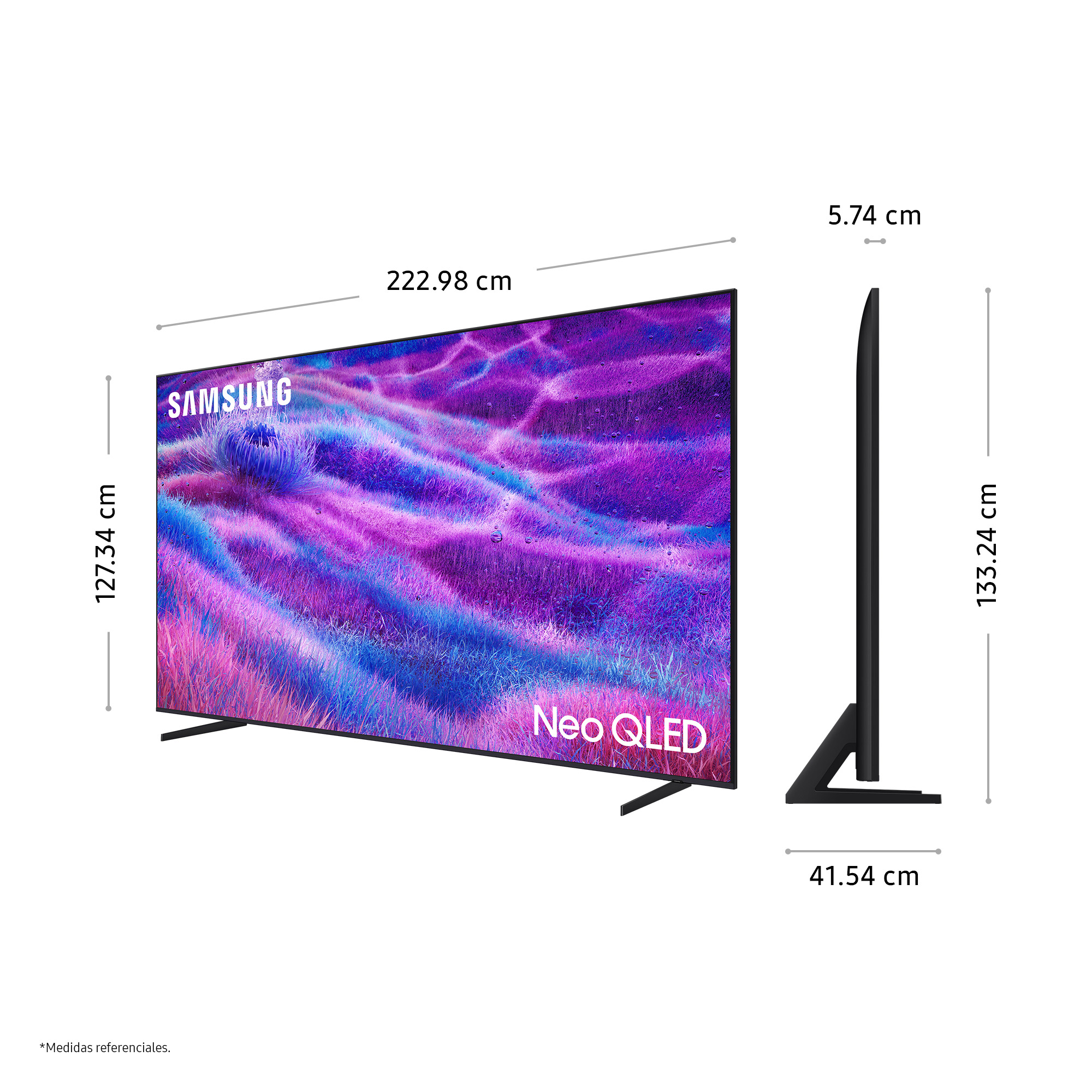SMART TV SAMSUNG 100' NEO QLED 4K QN80F VISION AI (2025) QN100QN80FGXPE - 4