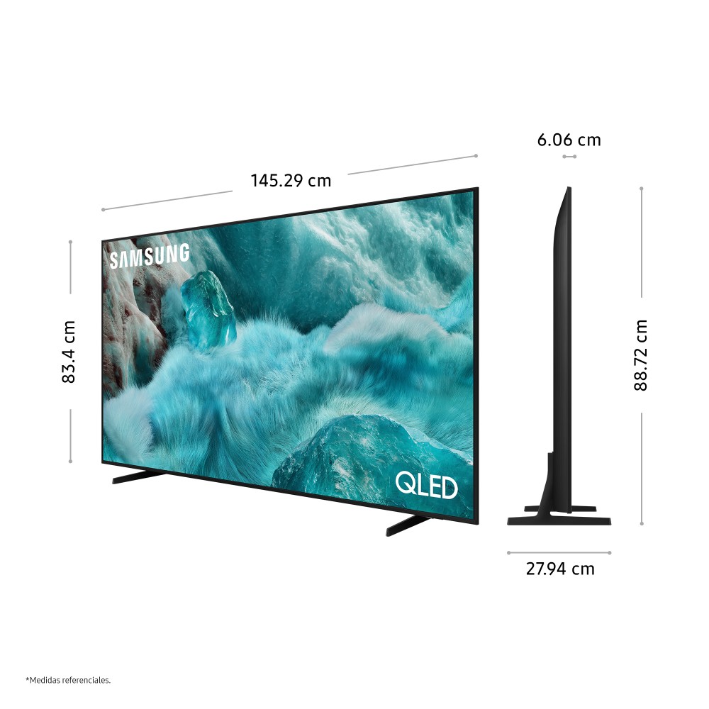 SMART TV SAMSUNG 65' QLED Q7F VISION AI BLACK QN65Q7FAAGXPE - 3
