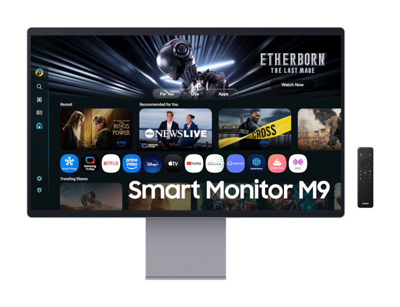 MONITOR SAMSUNG 32'SMART AI OLED M9 SILVER LS32FM902SLXPE - 1