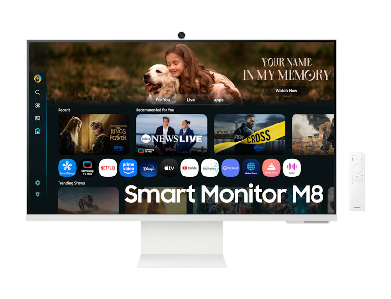 MONITOR SAMSUNG 32'SMART AI UHD M8 BLANCO LS32FM801ULXPE - 1