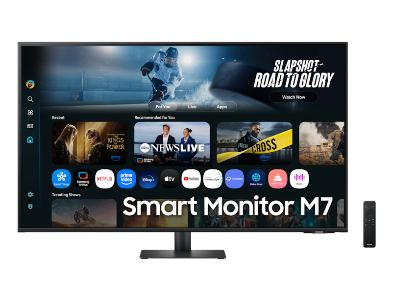 MONITOR SAMSUNG 43' SMART AI UHD BLACK LS43FM700ULXPE - 1