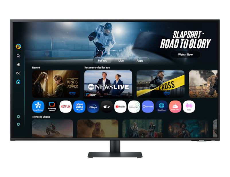 MONITOR SAMSUNG 43' SMART AI UHD BLACK LS43FM700ULXPE - 4