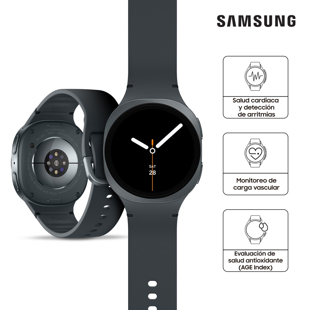 SMARTWATCH SAMSUNG GALAXY WATCH8 GRAPHITE SM-L320NDAALTA - 10