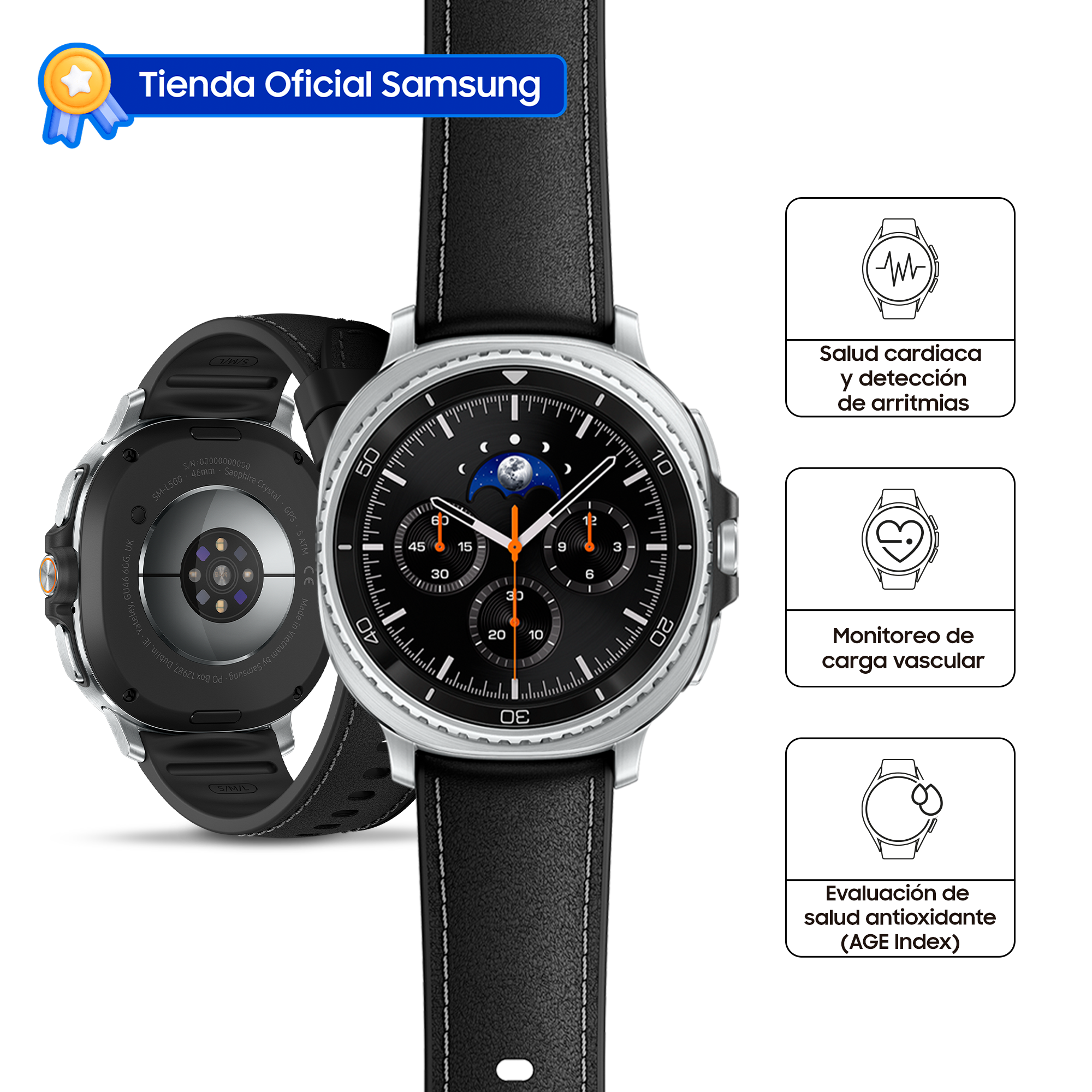 SMARTWATCH SAMSUNG GALAXY WATCH8 CLASSIC BLACK SM-L500NZKALTA - 1