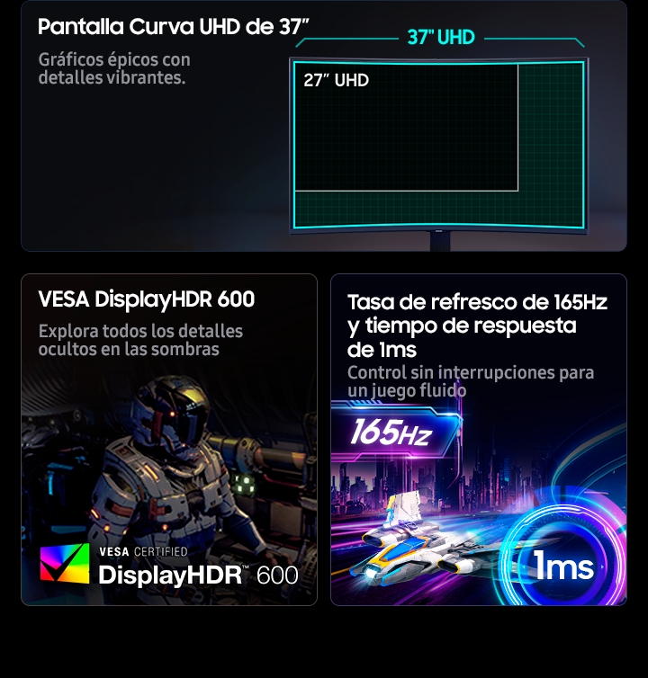 MONITOR SAMSUNG 37' GAMING ODYSSEY G7 UHD LS37FG756ENXZA - 4