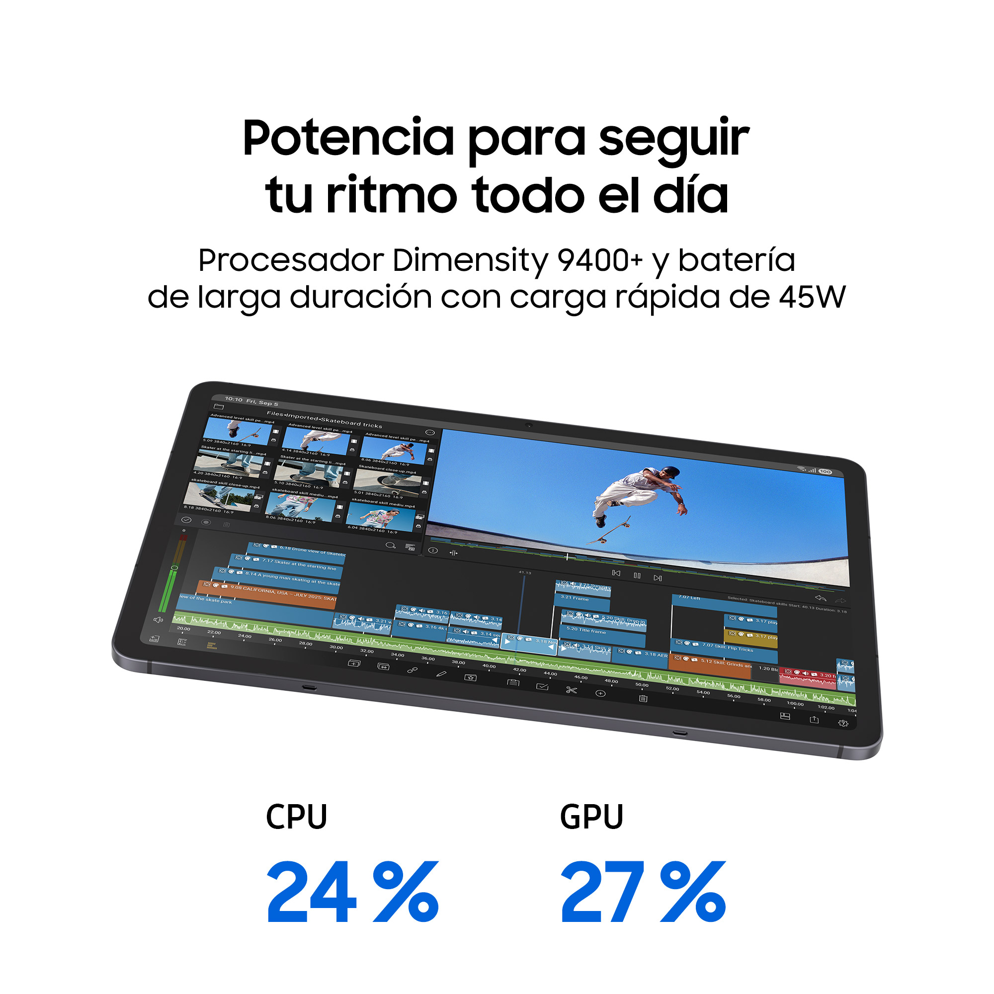 TABLET SAMSUNG GALAXY TAB S11 SILVER 256GB SM-X730NZSHPEO - 6