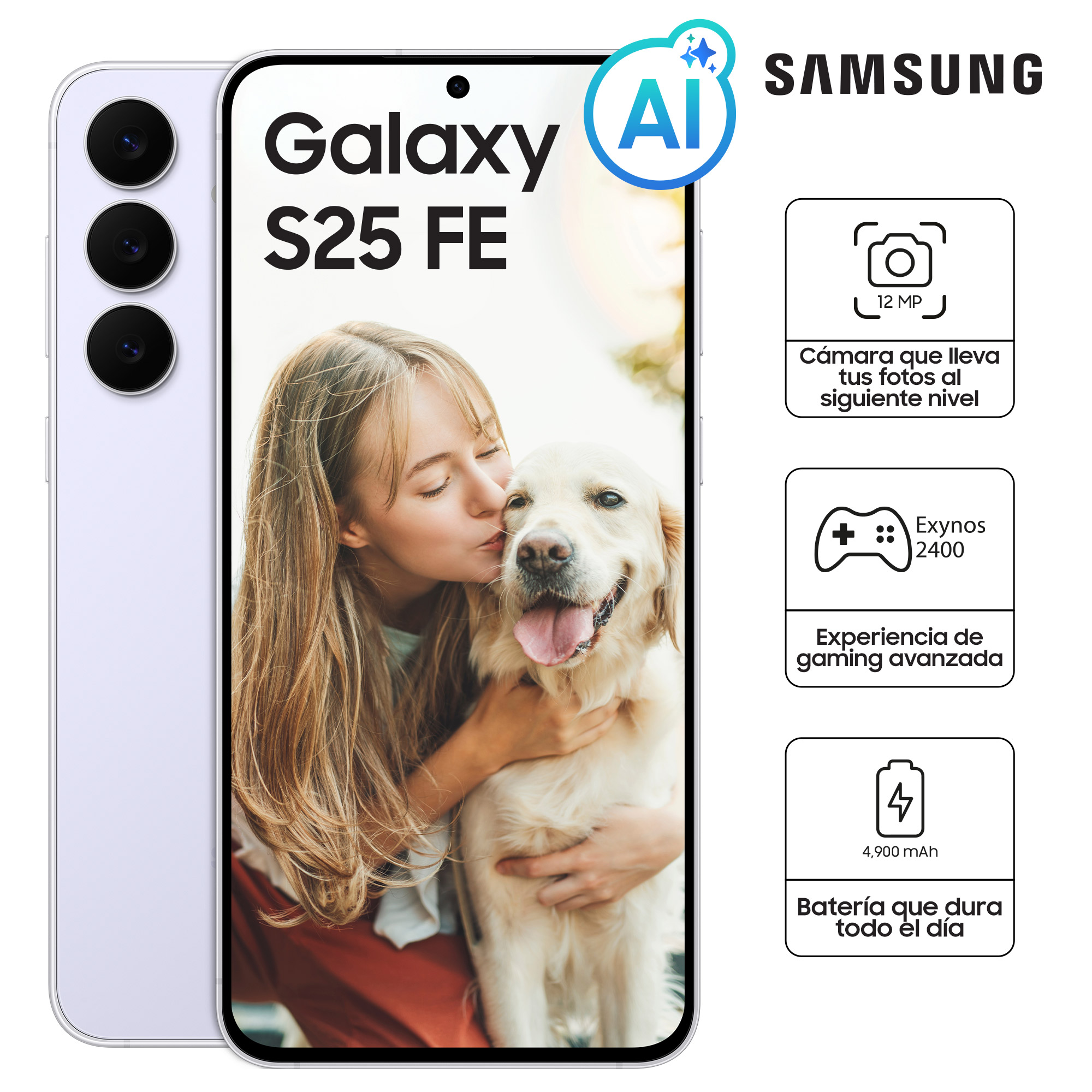 CELULAR SAMSUNG GALAXY S25 FE ICYBLUE 256GB SM-S731BLBMLTP - 2