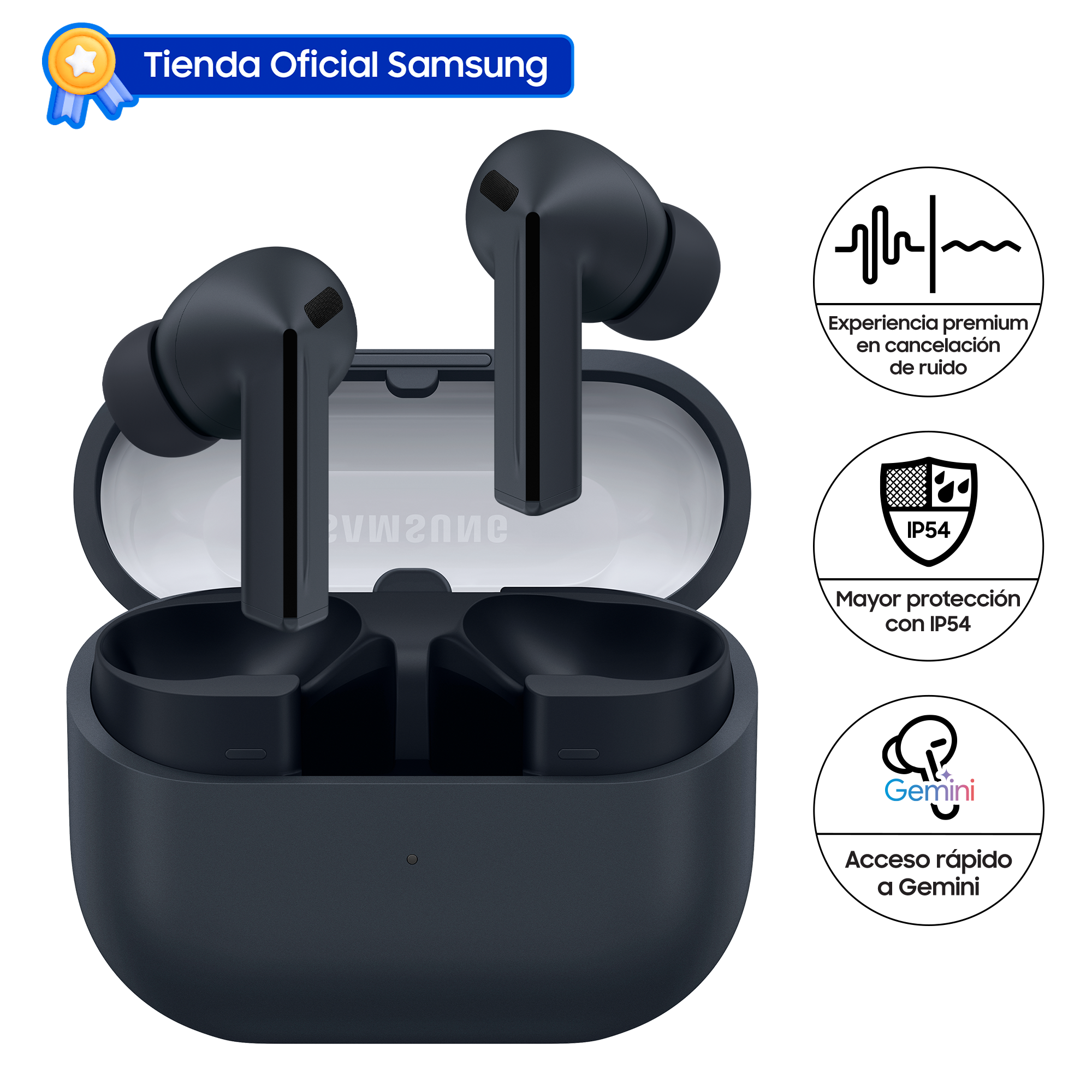 AUDÍFONOS SAMSUNG GALAXY BUDS3 FE BLACK SM-R420NZKALTA - 1